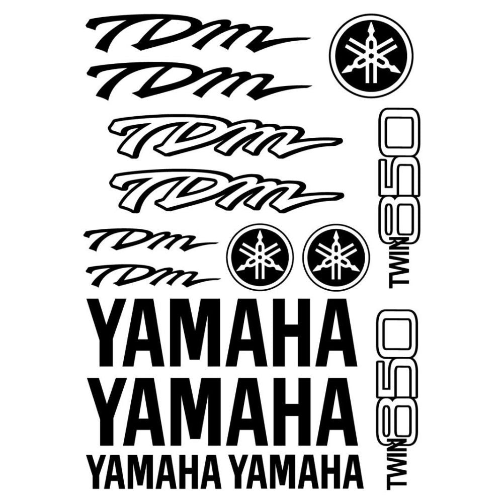 Sticker Master Yamaha TDM Twin 850 Sticker Set Motor Çıkartma Etiket