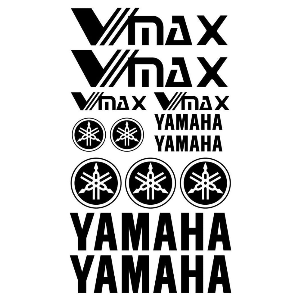 Sticker Master Yamaha VMAX Sticker Set Motor Çıkartma Etiket