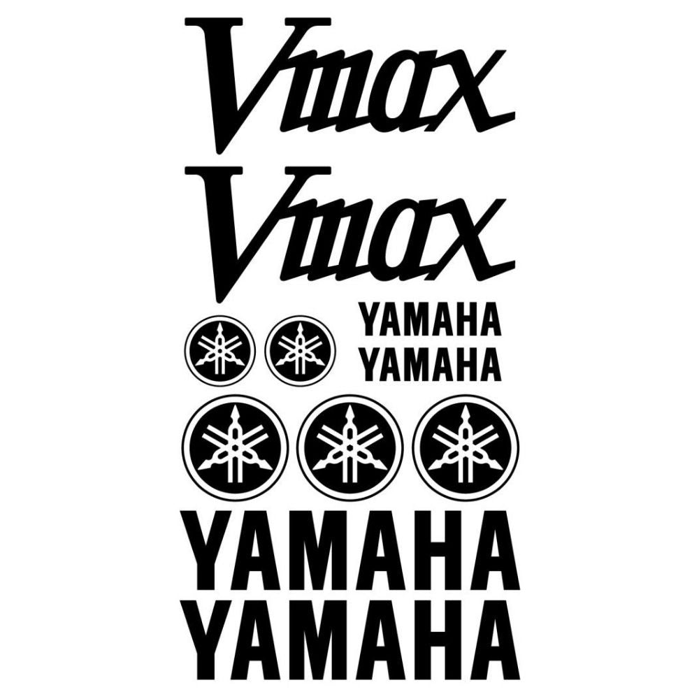 Sticker Master Yamaha VMAX Sticker Set Sticker Set Motor Çıkartma Etiket