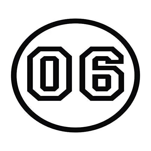 Sticker Master Vespa Numara Motor, Kask, Laptop, Araba, Oto Araç İçin Dayanıklı Etiket Decal 15 Cm