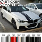 Yarış Şerit Sticker Seti | Kaput, Tavan & Bagaj Çizgisi | Sticker Master