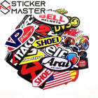 Yarış Sticker Seti (40 Adet) Motor & Kask Çıkartma | Sticker Master