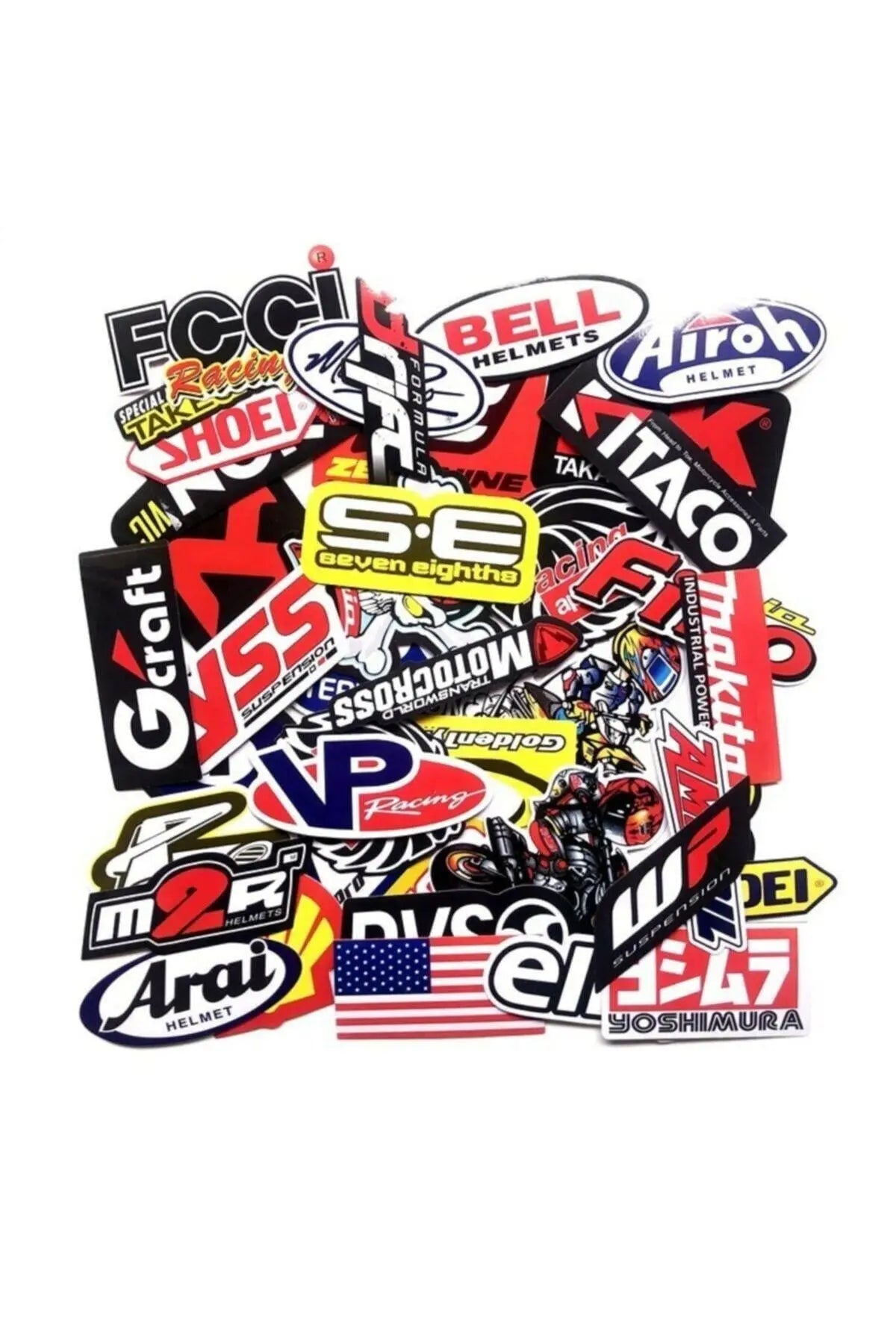 Sticker Master 40 Adet Cartoon Sticker Seti - Su Geçirmez & Dayanıklı Vinil Decal Etiket - Laptop, Motor, Kask, Kaykay, Bisiklet İçin Eğlenceli Çıkartmalar - Sticker Master