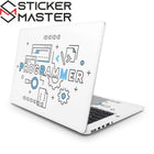 Yazılımcı Laptop Sticker Programmer 1010 Vinil Kaplama | Sticker Master
