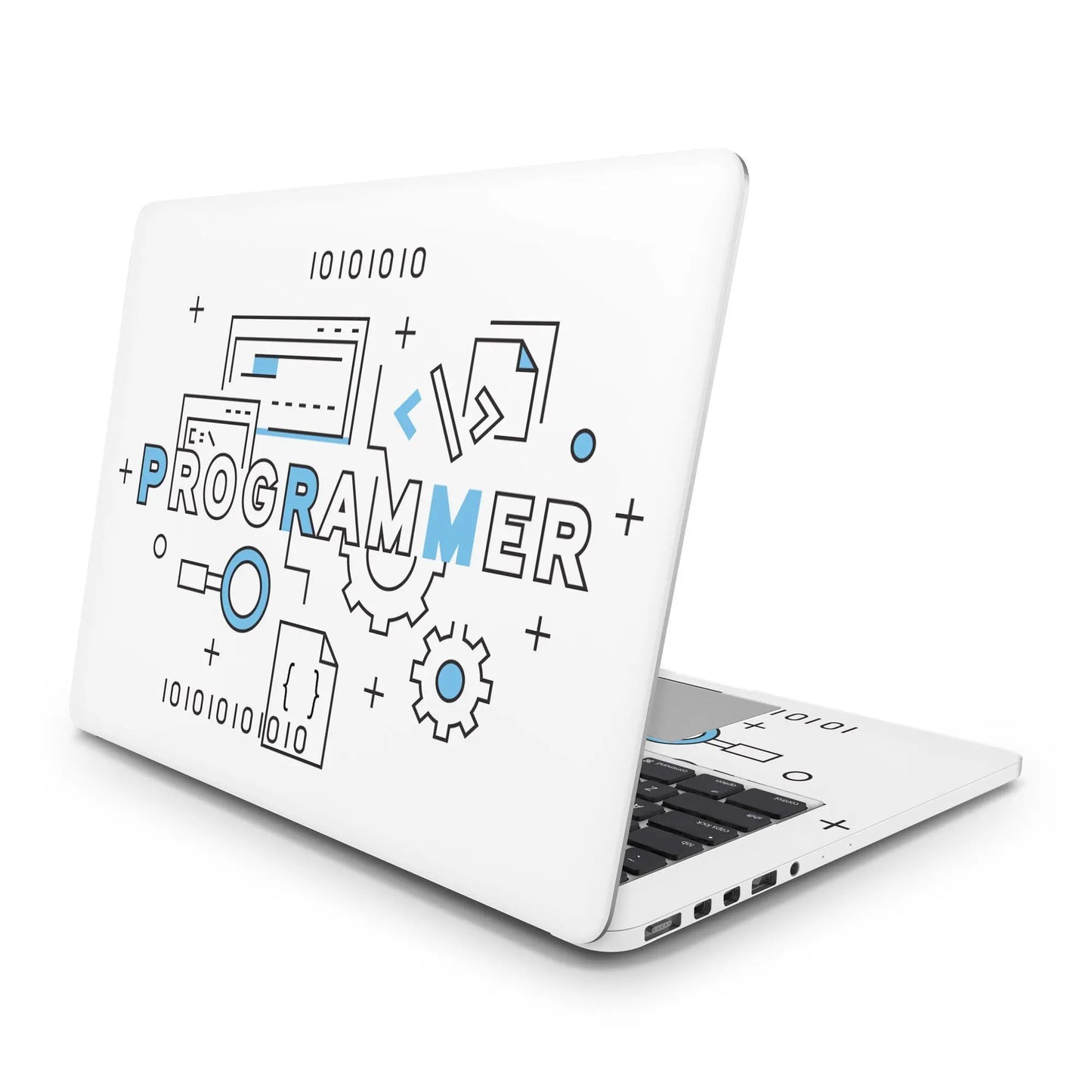 Sticker Master Programmer 1010 Evrensel Sticker Dizüstü Bilgisayar Vinil Sticker Decal 12" 13" 13.3" 14" 15" 15.4" 15.6 inç Dizüstü Bilgisayar Çıkartma Koruyucu Macbook Asus Acer Hp Lenovo Huawei Dell İçin - Sticker Master