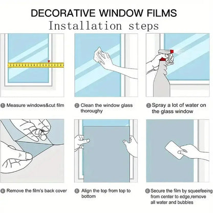 Yılbaşı Cam Stickerı - Noel Baba ve Geyik Desenli (Çift Taraflı) - Sticker Master