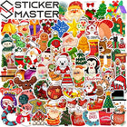 Yılbaşı Sticker Seti 50 Parça Noel Baba ve Geyik | Sticker Master