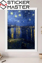 Yıldızlı Gece Poster Tablo – Rhone Üzerinde Van Gogh|Sticker Master