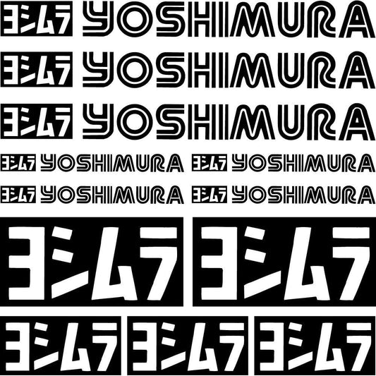 Sticker Master Yoshimura Sponsor Set Araba Oto Motor Sticker