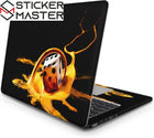 Zar Temalı Laptop Sticker Sıvı Efektli Tasarım | Sticker Master