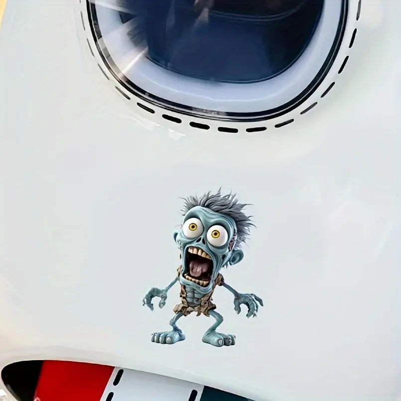 Zombi sticker araba uygulaması örneği