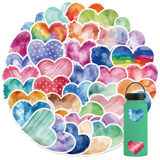 Aşk Kalp Sticker Seti 50’li | Sticker Master