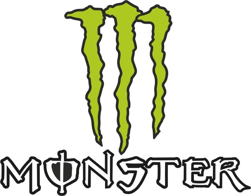 Sticker Master Monster Sticker Seti Motor, Kask, Laptop, Araba, Oto Araç İçin Dayanıklı Etiket Decal