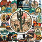 Sticker Master Adventure Su Geçirmez Vinil Çıkartmalar Su Şişeleri, Dizüstü Bilgisayarlar, Kamp Ekipmanları, Seyahat, Yürüyüş, Doğa, Açık Hava, Yetişkinler ve Gençler İçin Çıkartma Paketi