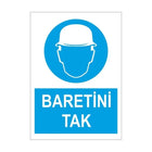 Baretini Tak Levhası Sticker 12x17 cm | Sticker Master