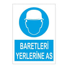 Baretleri Yerine As Levhası Sticker Etiket | Sticker Master