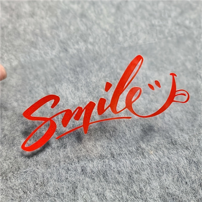 Smile Gülen Yüz Araba Stickerı Su Geçirmez - Sticker Master