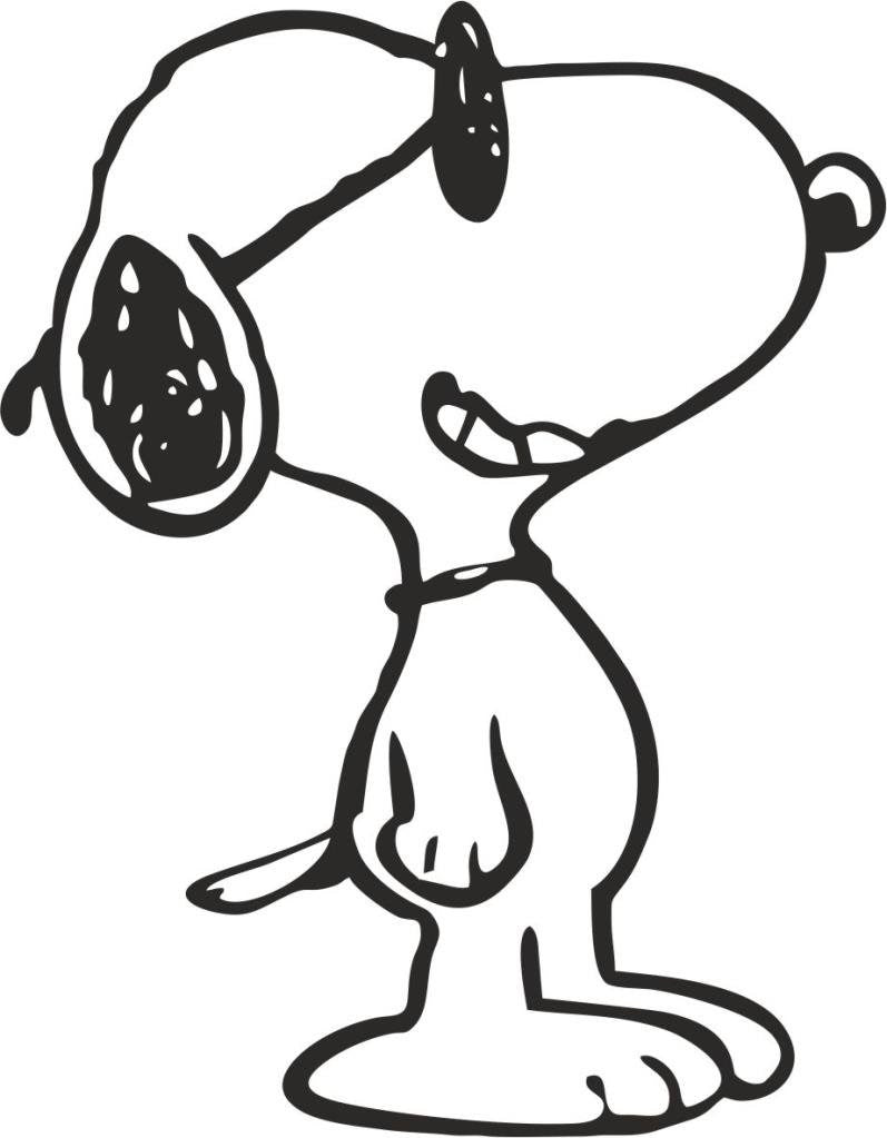 Sticker Master Snoopy Sticker Motor, Kask, Laptop, Araba, Oto Araç İçin Dayanıklı Etiket Decal