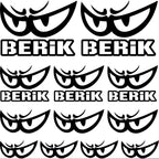 Sticker Master Berik Sponsor Set Oto Motor Araba Sticker