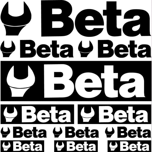 Sticker Masters Beta Sponsor Set Sticker Oto Motor Araba 2
