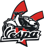 Sticker Master Vespa Red Motor, Kask, Laptop, Araba, Oto Araç İçin Dayanıklı Etiket Decal 15 Cm