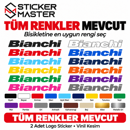 Bianchi sticker renk seçenekleri - Sticker Master