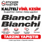 Bianchi Uyumlu Büyük Boy Sticker | 20–40 cm | Sticker Master