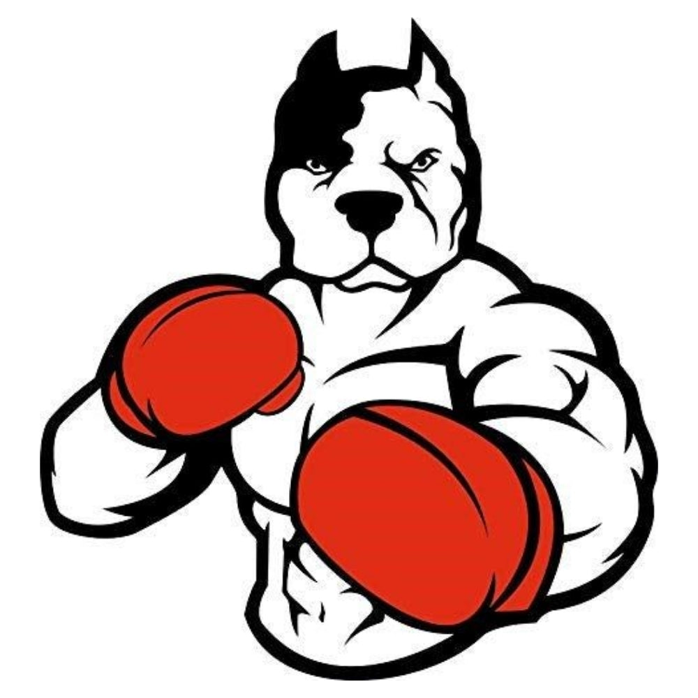 Sticker Master Boxer Dog Sticker Motor, Kask, Laptop, Araba, Oto Araç İçin Dayanıklı Etiket Decal 15 Cm