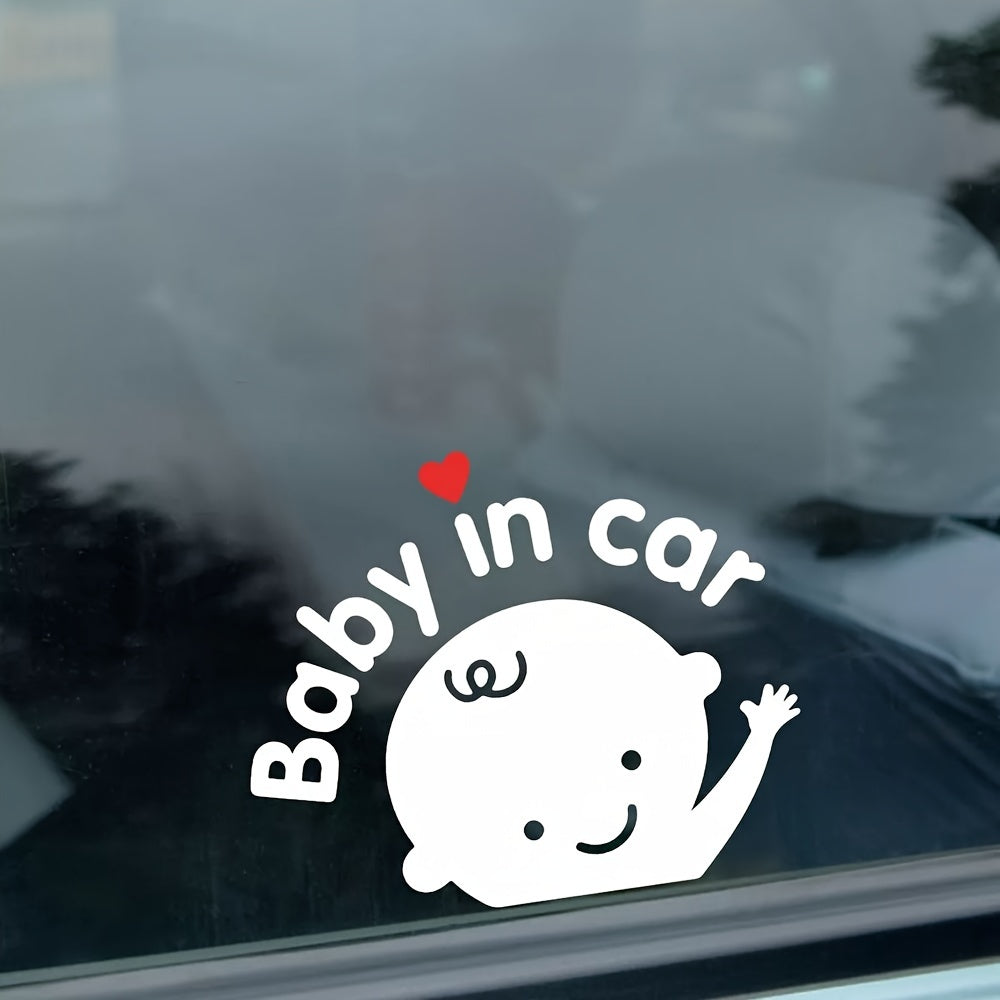 Sevimli Baby in Car Arabada Bebek Var Sticker Araç Çıkartması - Sticker Master