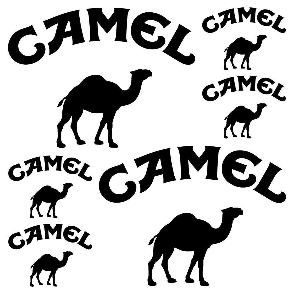 Sticker Master Camel Trophy Sponsor Set Sticker Motor, Kask, Laptop, Araba, Oto Araç İçin Dayanıklı Etiket Decal