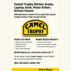 Camel Trophy Sticker Araba, Laptop, Kask, Motor Etiket | Sticker Master