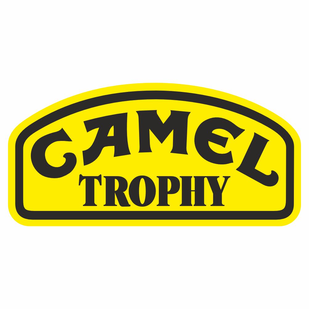 Sticker Master Camel Trophy Sticker Motor, Kask, Laptop, Araba, Oto Araç İçin Dayanıklı Etiket Decal 15 Cm