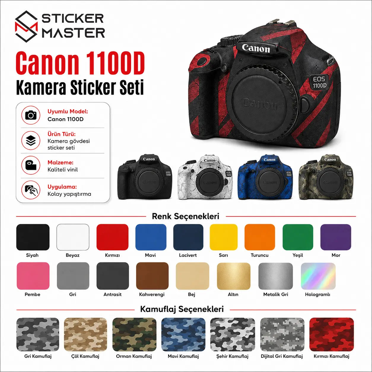 canon-1100d-uyumlu-kamera-sticker-seti-renk-secenekleri