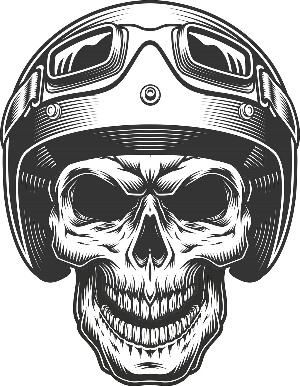 Sticker Master Skull Motor Kask Kurukafa Gözlük Sticker Motor, Kask, Laptop, Araba, Oto Araç İçin Dayanıklı Etiket Decal