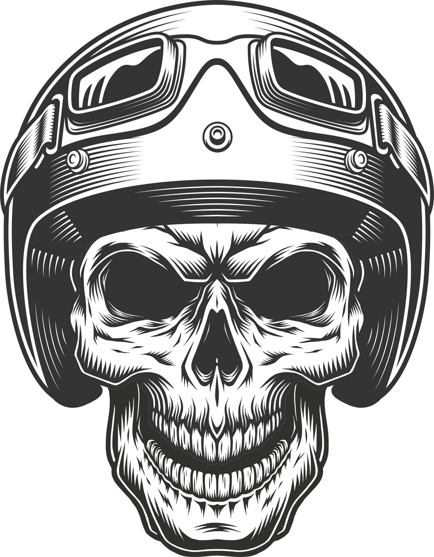 Sticker Master Skull Motor Kask Kurukafa Gözlük Sticker Motor, Kask, Laptop, Araba, Oto Araç İçin Dayanıklı Etiket Decal