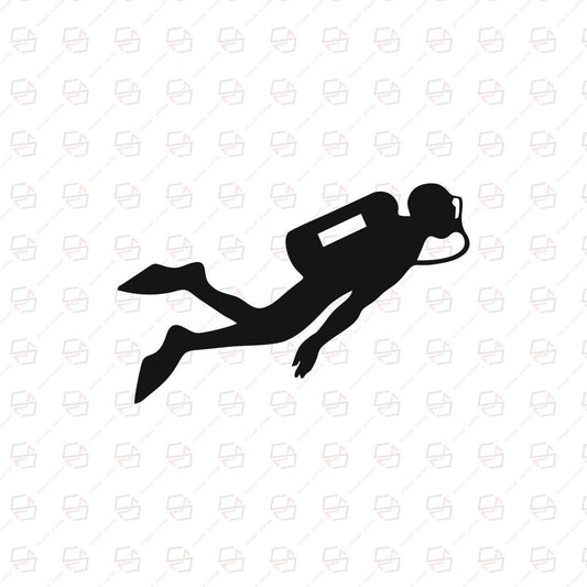 Sticker Master Dalgıç Sticker-1 Sticker Motor, Kask, Laptop, Araba, Oto Araç İçin Dayanıklı Etiket Decal 15 Cm