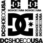 Sticker Master DC Shoe Co Sponsor Set Oto Araba Motor Sticker Sticker Master