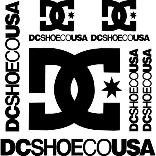 Sticker Master DC Shoe Co Sponsor Set Oto Araba Motor Sticker