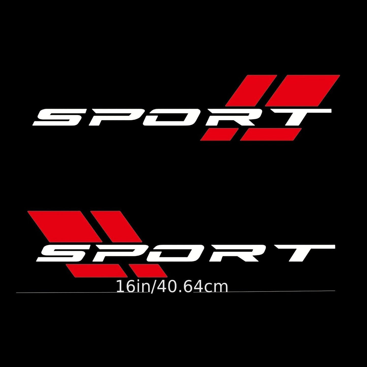 Sport Araba Sticker 2li Set 40.6cm Su Geçirmez | Sticker Master