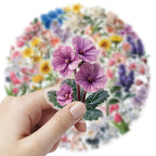 Çiçek Vinil Sticker Seti 50’li | Sticker Master