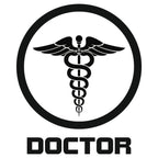 Sticker Master Doctor Sticker-Doktor Araba Sticker Motor, Kask, Laptop, Araba, Oto Araç İçin Dayanıklı Etiket Decal 15 Cm