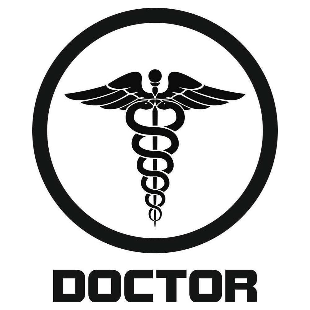 Sticker Master Doctor Sticker-Doktor Araba Sticker Motor, Kask, Laptop, Araba, Oto Araç İçin Dayanıklı Etiket Decal 15 Cm
