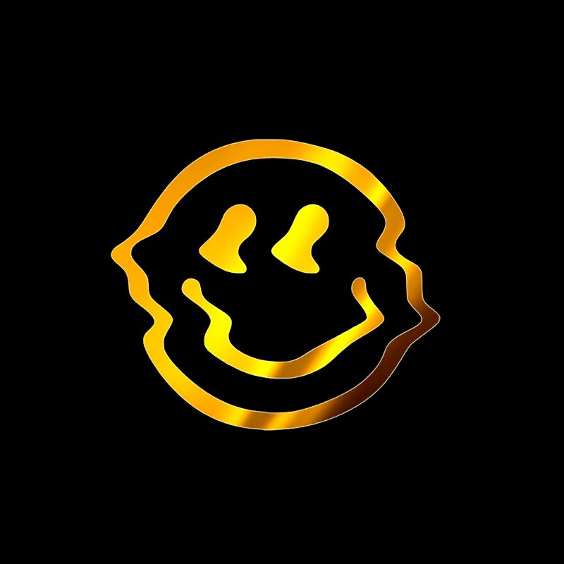 Eriyen Gülen Yüz Sticker Araba Çıkartması - Sticker Master