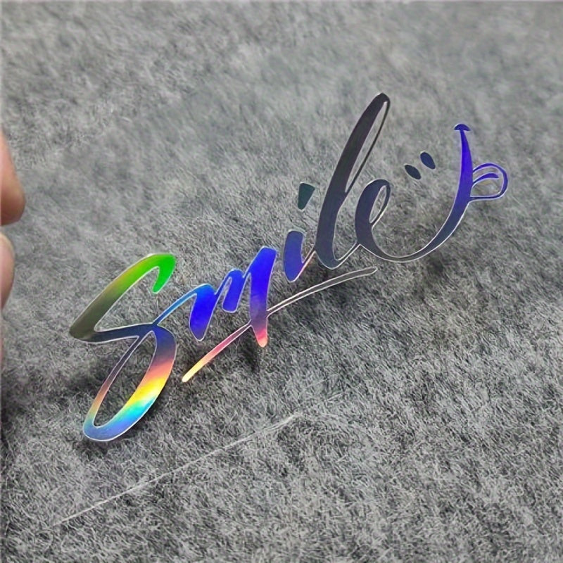 Smile Gülen Yüz Araba Stickerı Su Geçirmez - Sticker Master