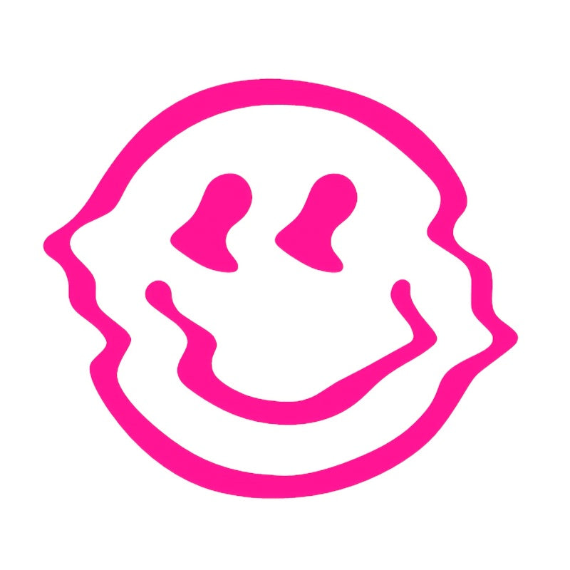 Eriyen Gülen Yüz Sticker Araba Çıkartması - Sticker Master