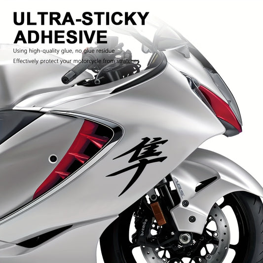 Hayabusa Japon Kanji Grenaj Sticker Seti (2 Adet) | Sticker Master