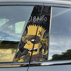 Sticker Master El Barto Cam Sticker – Bart Simpson Temalı Araba Yan Cam Etiketi
