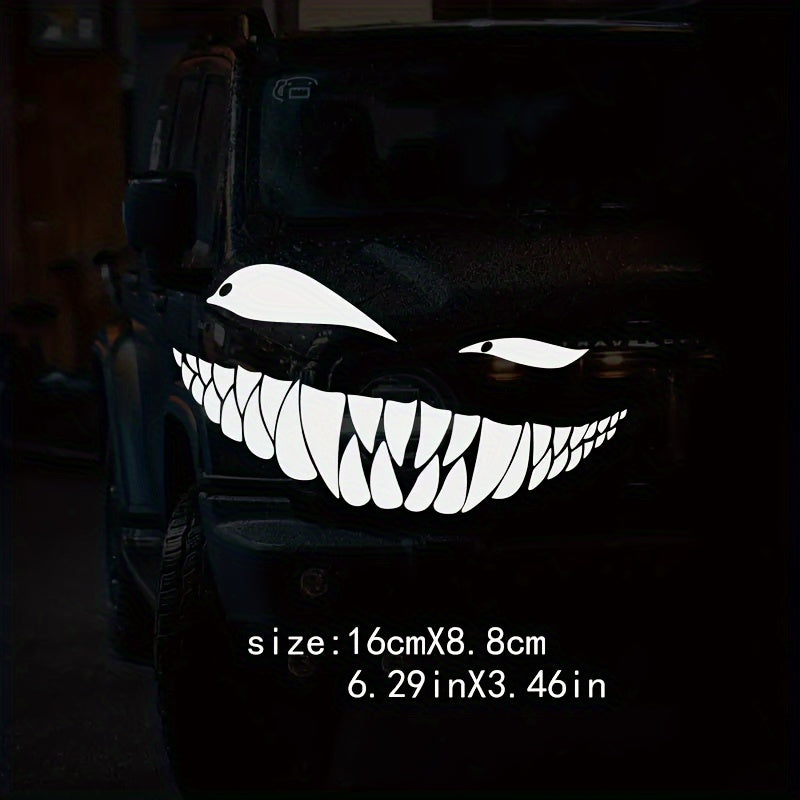 Evil Smile Araba ve Motosiklet Sticker Su Geçirmez | Sticker Master