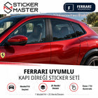 Ferrari Purosangue Uyumlu Kapı Direği Sticker Seti | 2023–2025