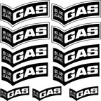 Sticker Master Gas Sponsor Set Oto Motor Araba Sticker